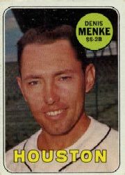 1969 Topps Baseball Cards      487     Denis Menke